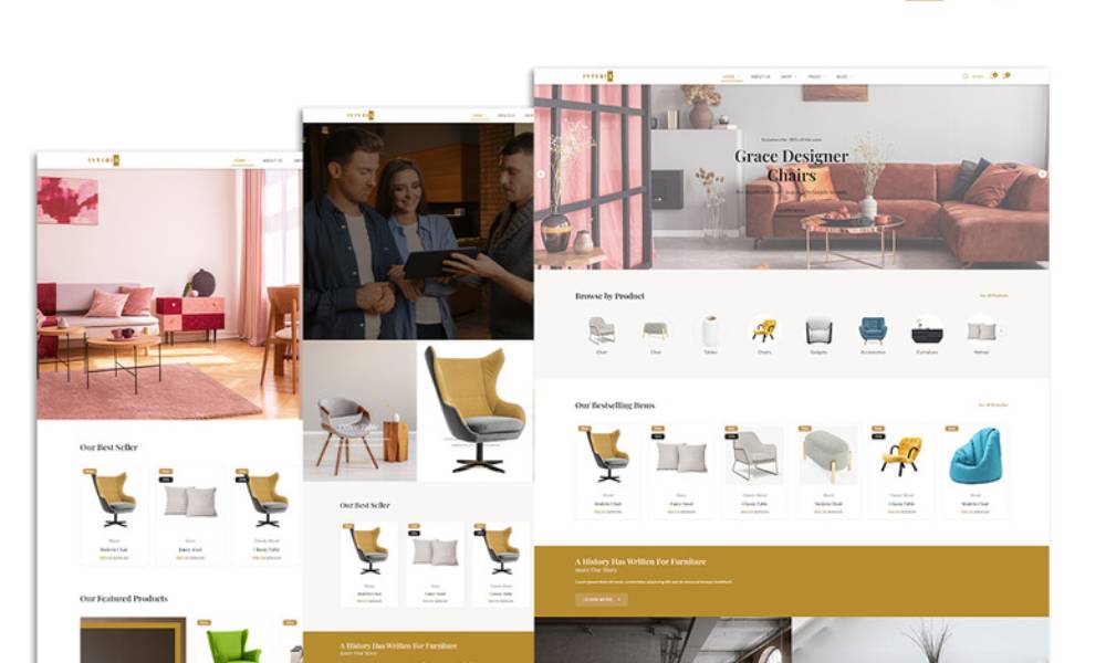 Interia - Furniture Template Website Template