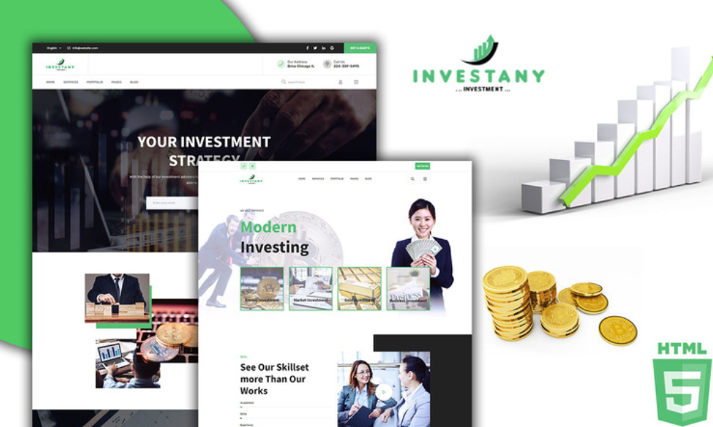 Investany Professional Financial Investment HTML5 Template