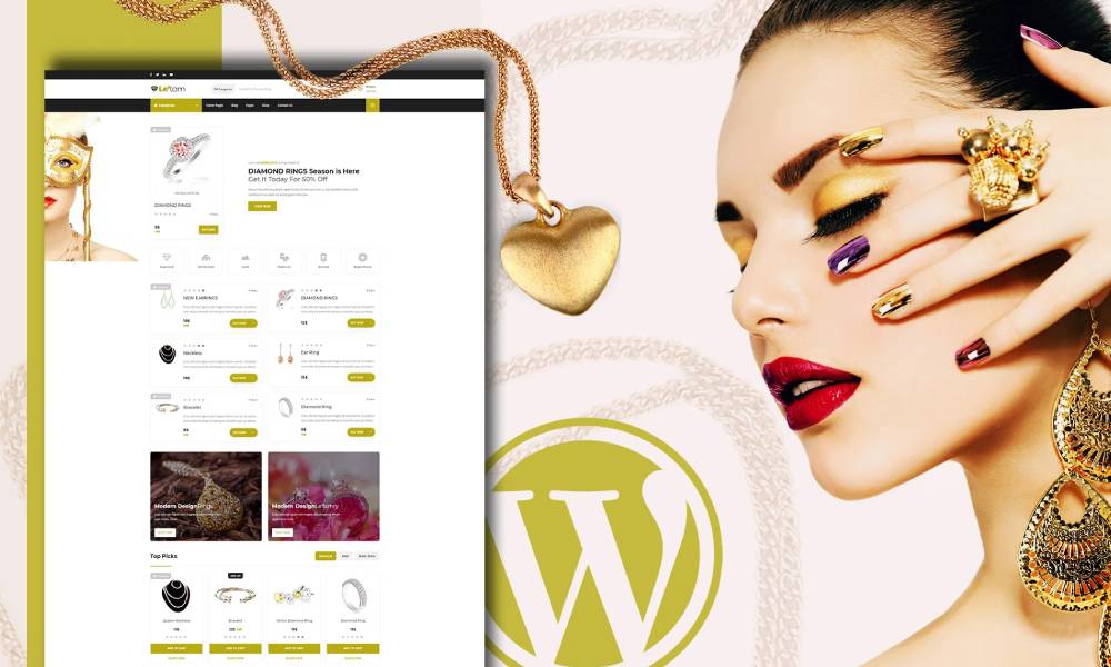 Le'tam | Jewelry Shop WordPress Theme