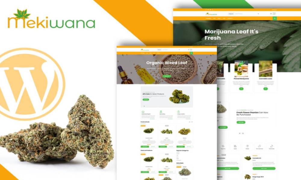 Mekiwana - Medical Cannabis Shop WordPress Theme