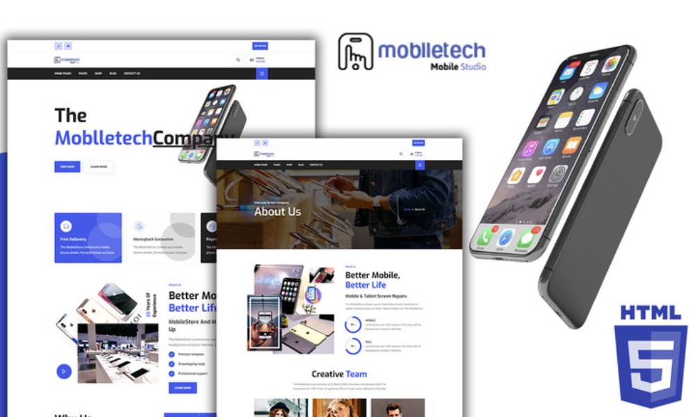 Moblletech - Mobile Shop HTML5 Template