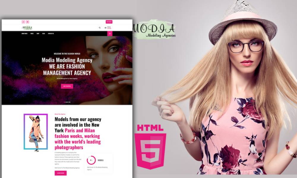 Modia - Modelling Agency HTML Website Template