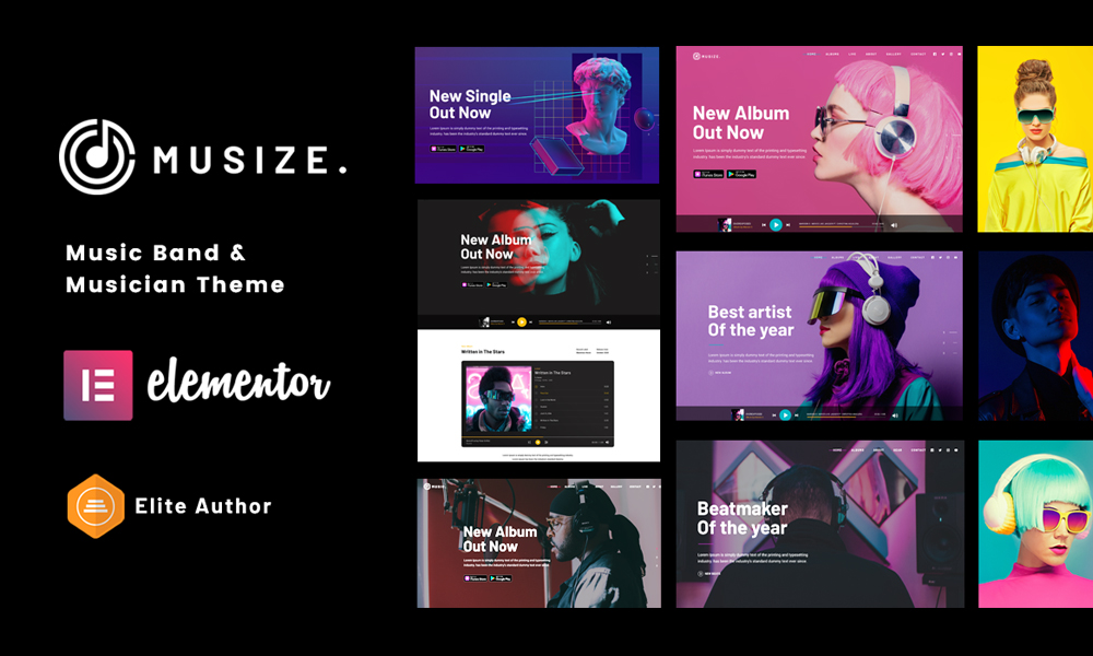 Musize - Creative Music WordPress Theme