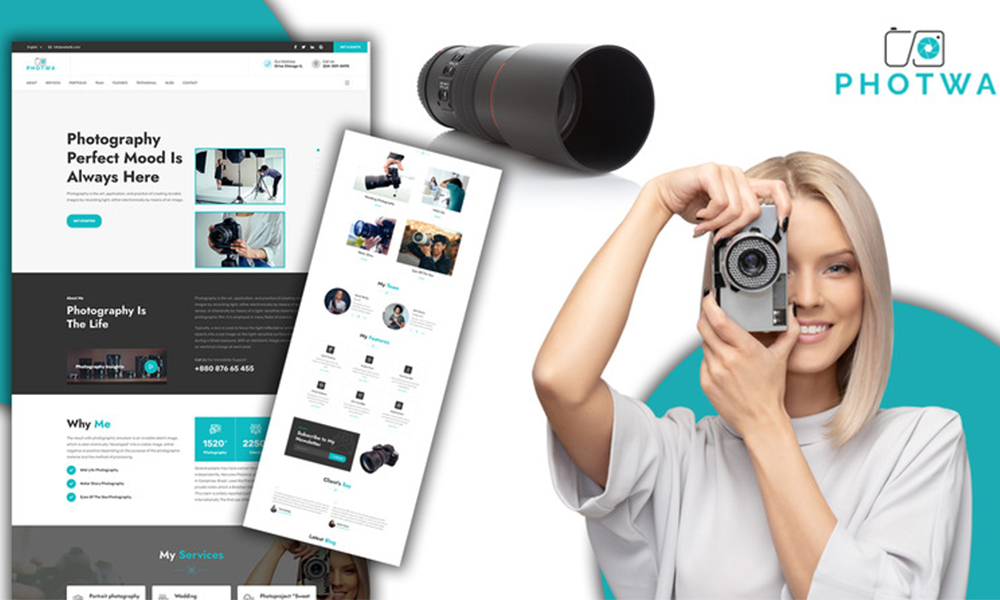 Photwa Creative Photography Portfolio Landing Page HTML5 Template
