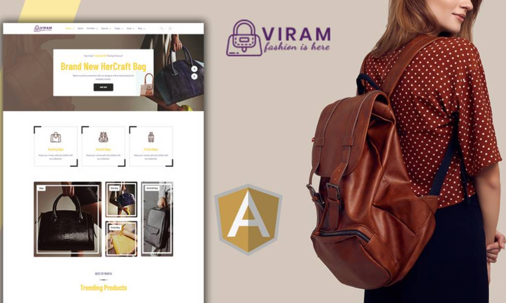 Viram - Wallets And Bags Shop Angular Template