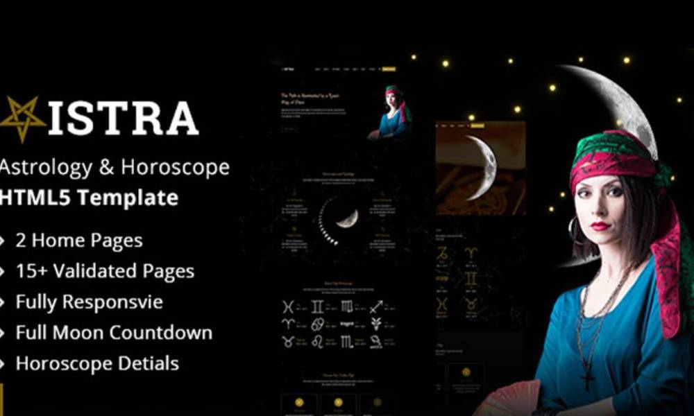 Vistra - Multipurpose Astrology & Horoscope HTML 5 Website Template