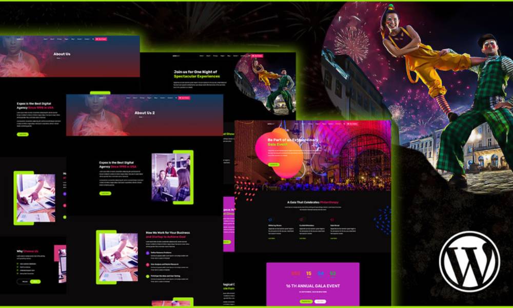 Event Booking and Gala Ticketing | Expovent WordPress Theme