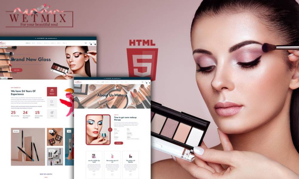 Wetmix - Cosmetic Shop HTML Template