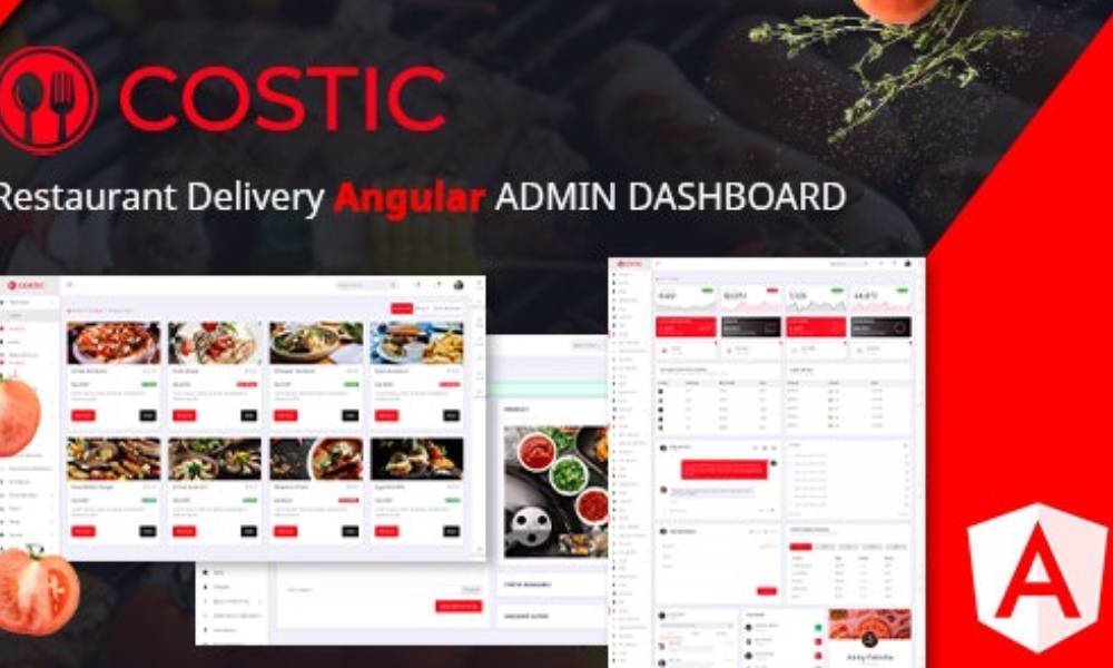 Costic | Food Admin Dashboard Angular Template