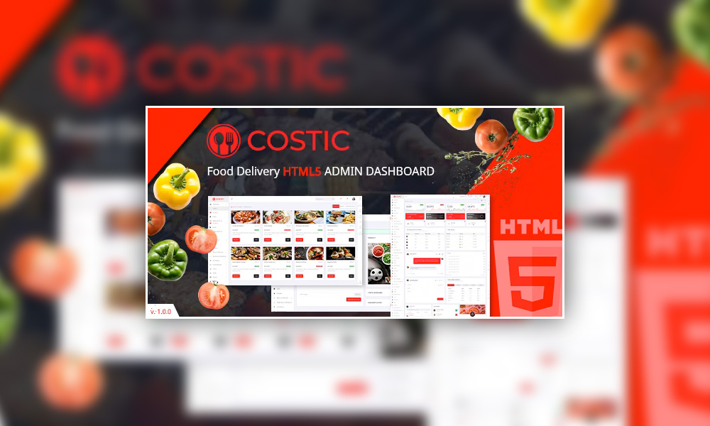 Costic | Food Dashboard HTML5 Template