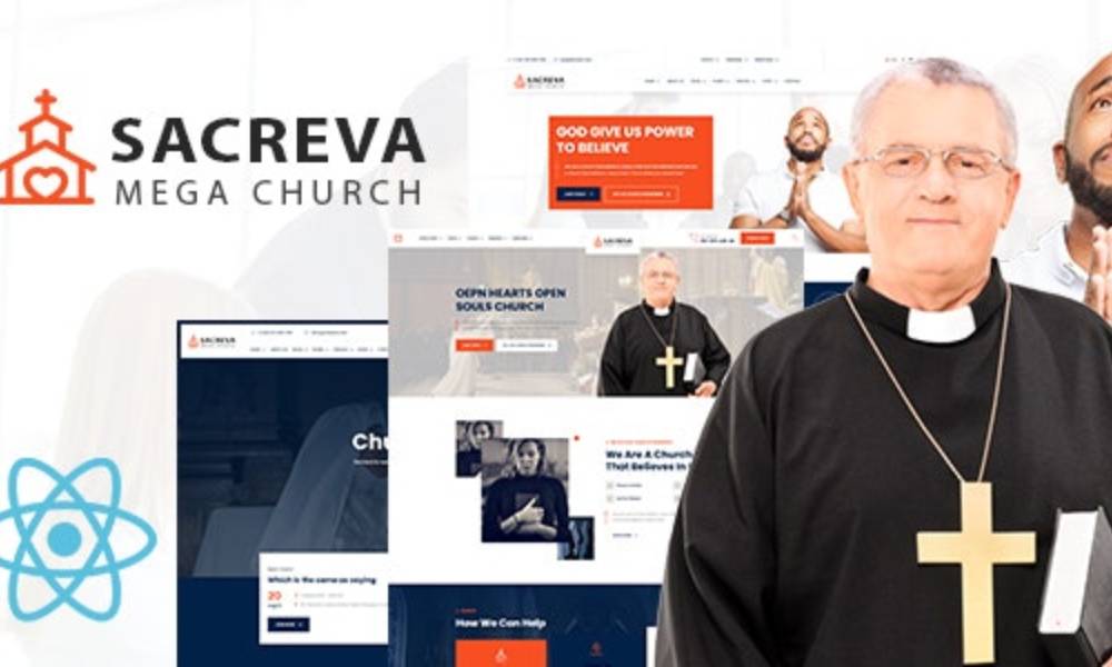 Sacreva - Church And Religious React JS Template