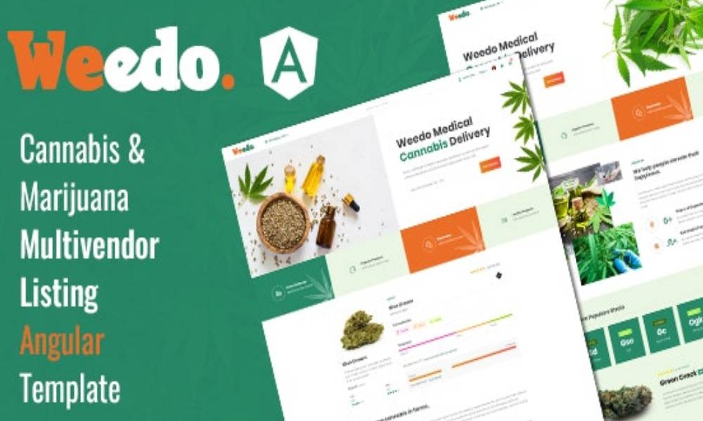 Weedo | Multivendor Marijuana Angular Template