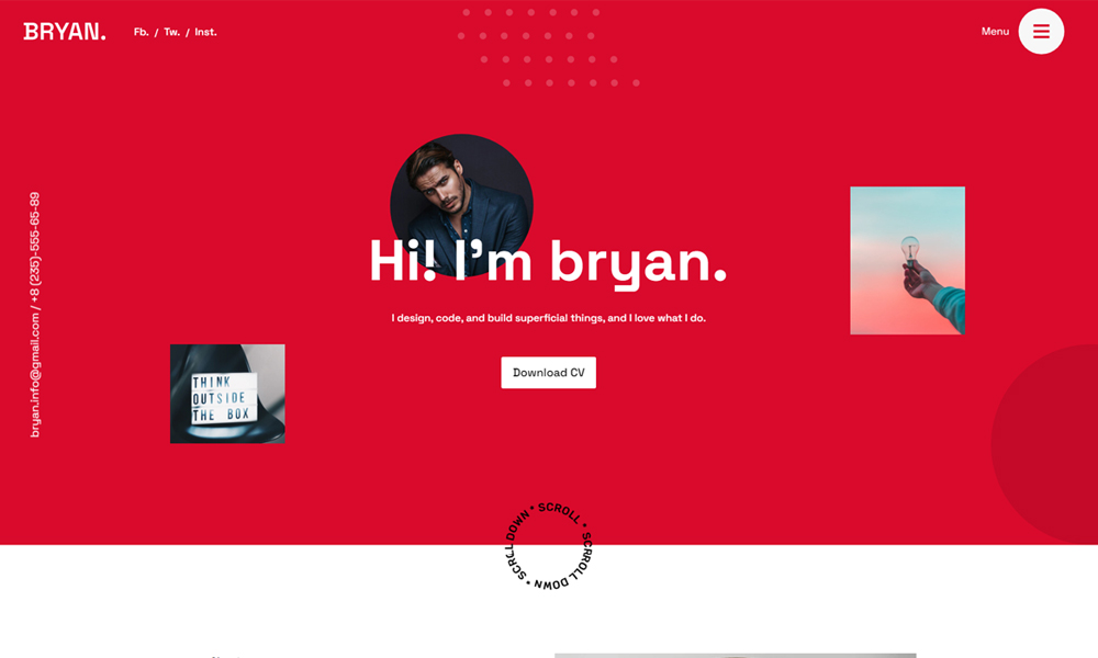 Bryan - Resume WordPress Theme