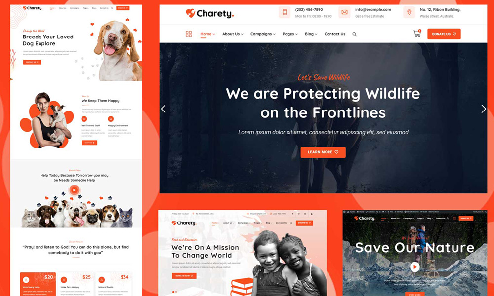 Charety - Charity & Donation WordPress Theme