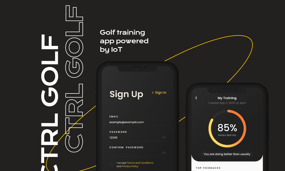 CTRL GOLF - Golf training app powered by IoT