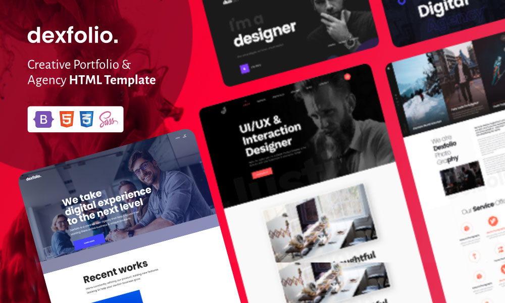 Dexfolio - Creative Portfolio & Agency HTML Template