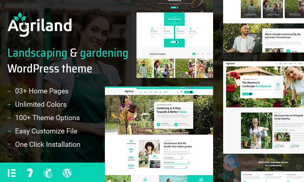 Agriland Agriculture and Garden WordPress Theme