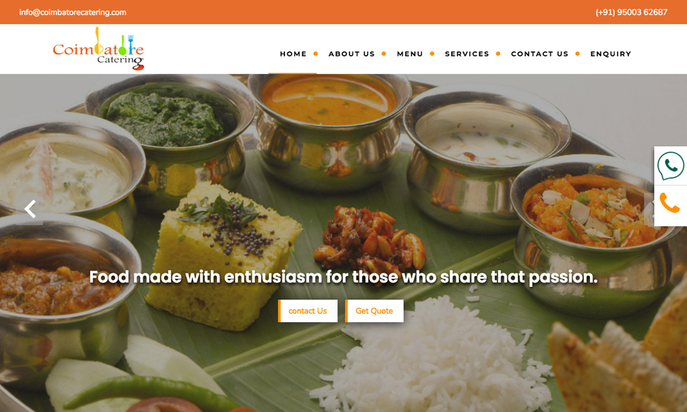 Coimbatore Catering Services