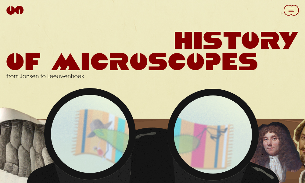 History of microscopes from Jansen to Leeuwenhoek
