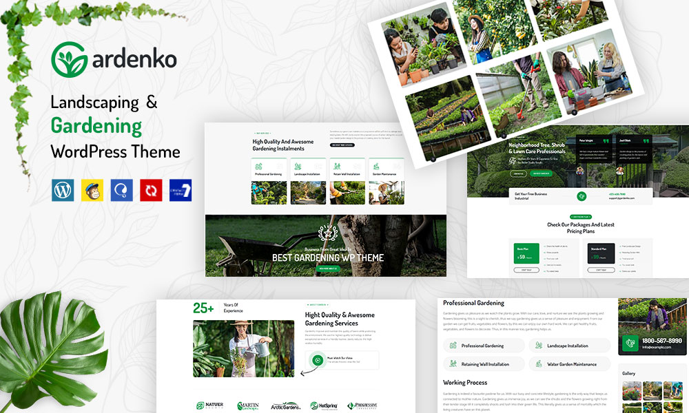 Gardenko - Gardening & Landscaping WordPress Theme