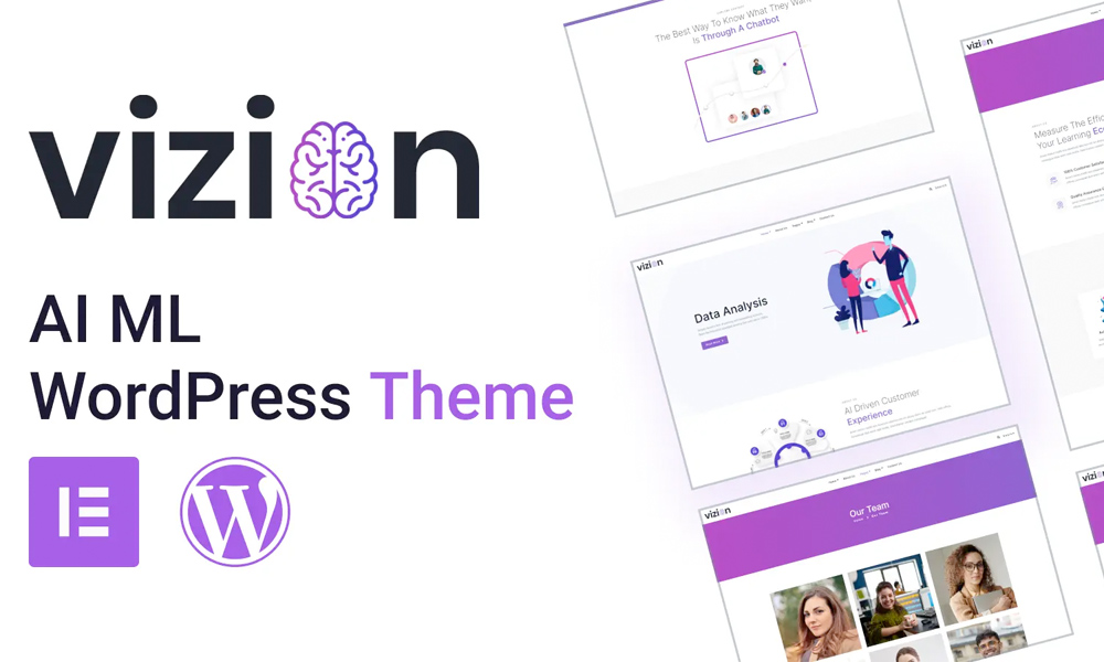 Vizion Lite | Best Free WordPress Theme for Artificial Intelligence