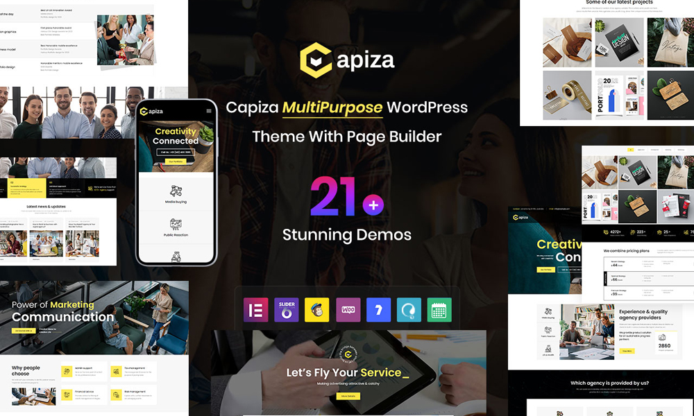 Capiza - Multipurpose Business & Agency WordPress Theme
