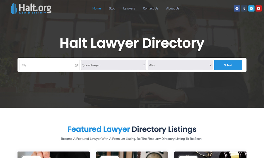 Halt Law Directory