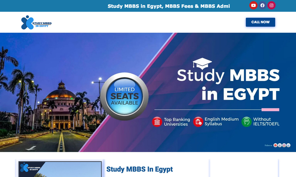 Study MBBS in Egypt