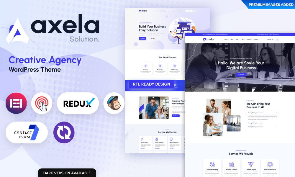 Axela- Creative Agency & Portfolio WordPress Theme