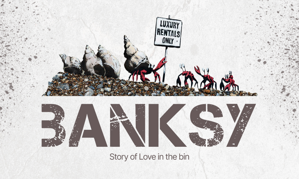 Banksy's Love in the bin