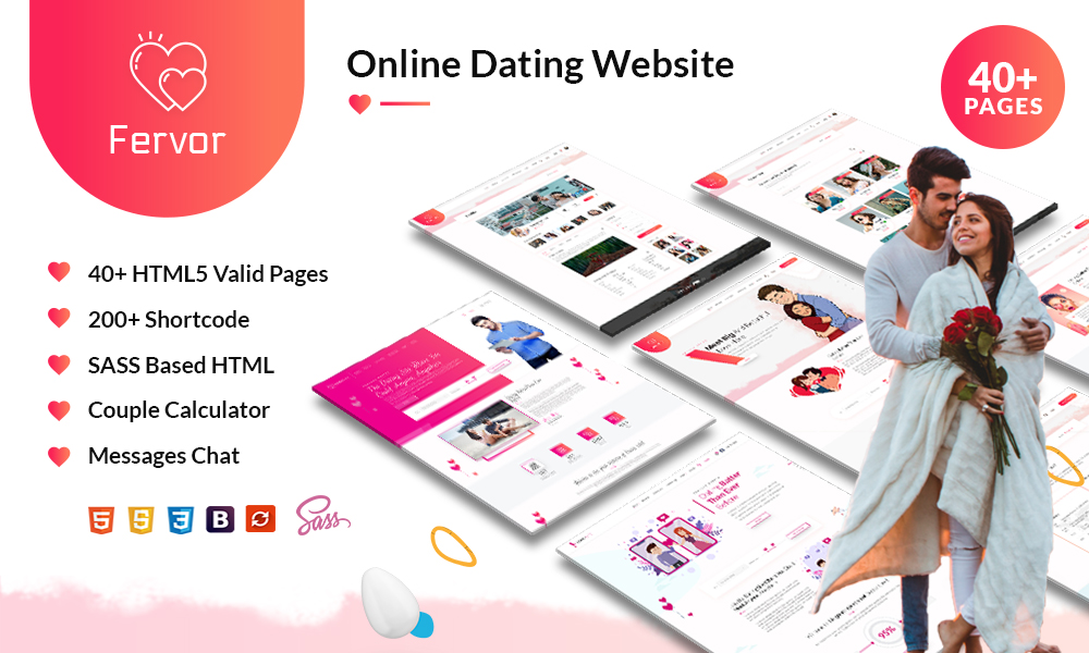 Fervor Dating and Community HTML Template