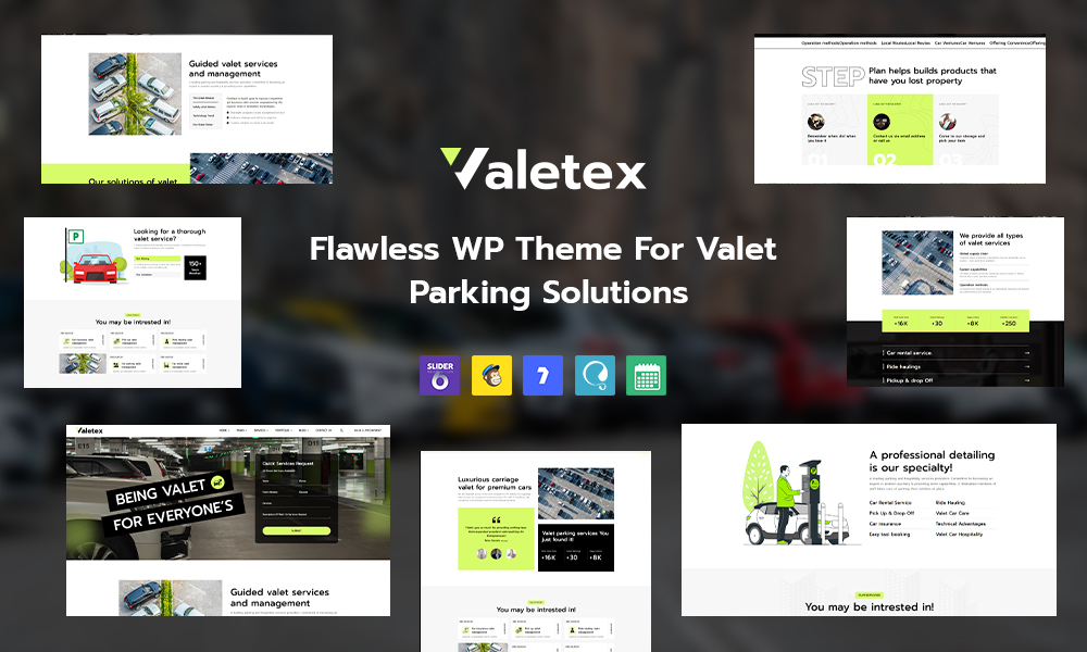 Valetex - Valet & Parking Services WordPress Theme