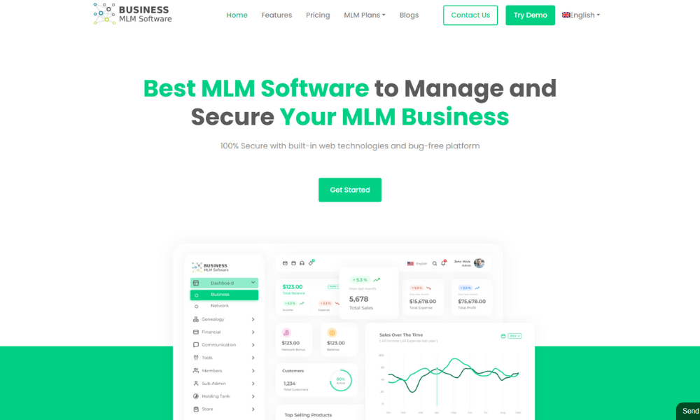 Business MLM  Software