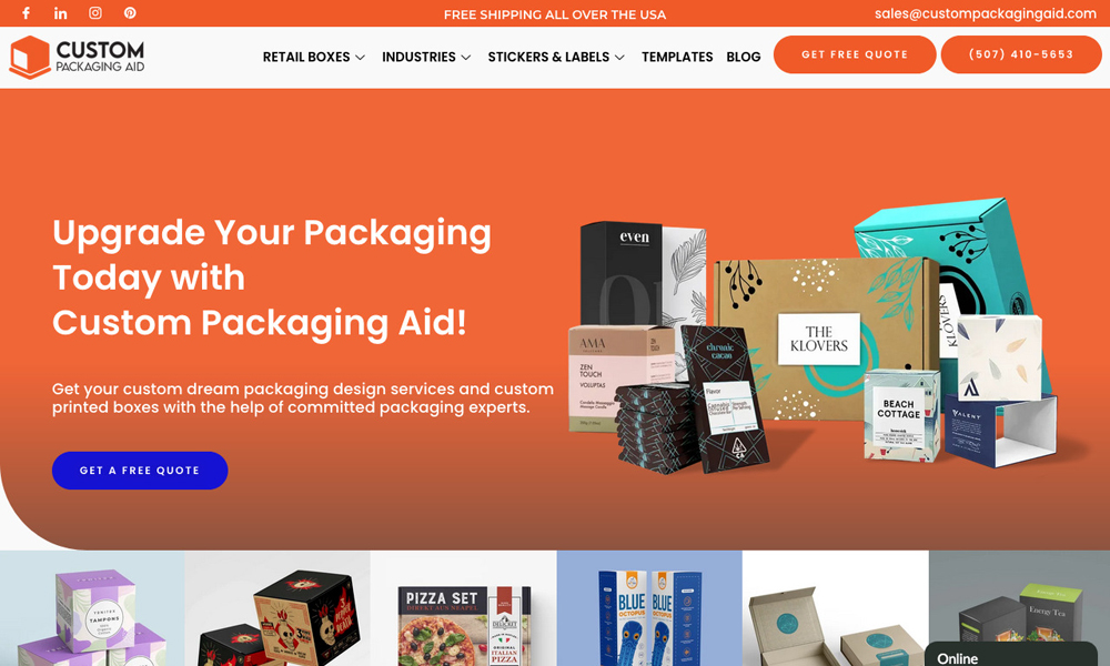 Custom Packaging Aid