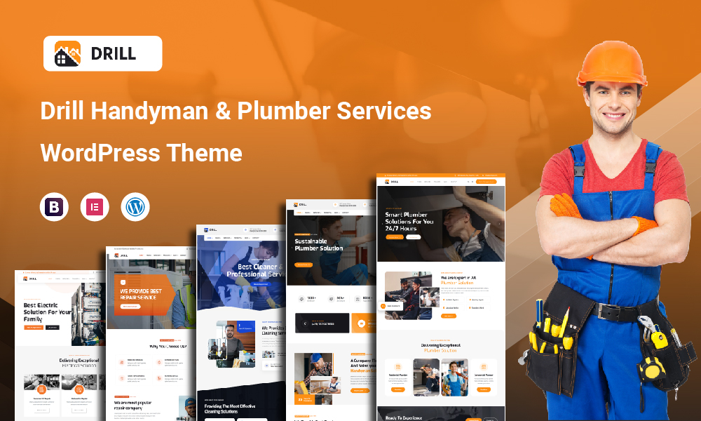 Drill - Handyman Services WordPress Theme