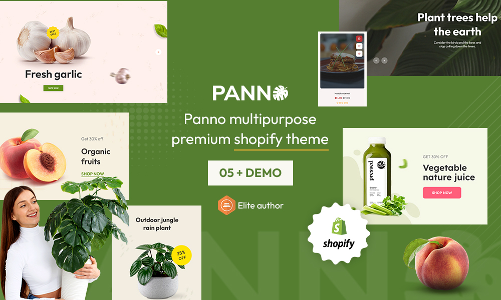 Panno - The Plants & Organic Food eCommerce Shopify Theme