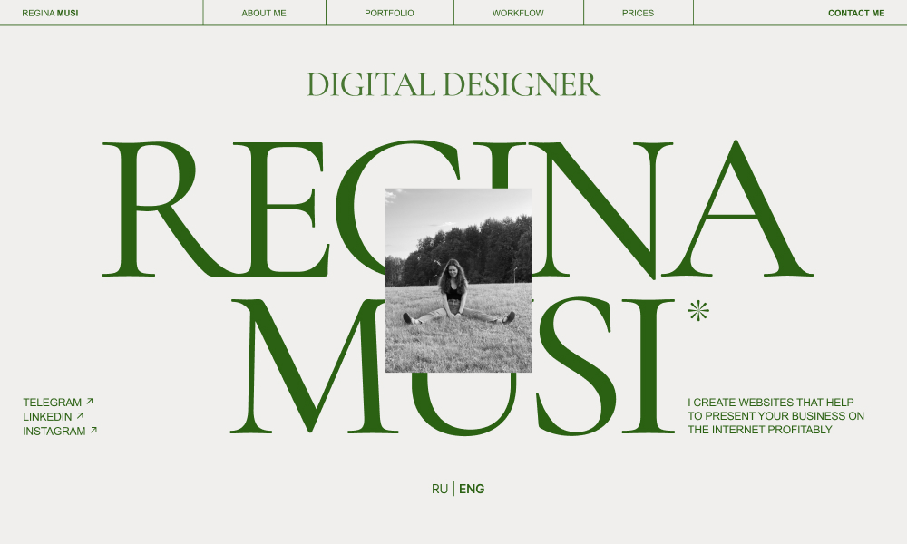 Regina Musi Portfolio Website
