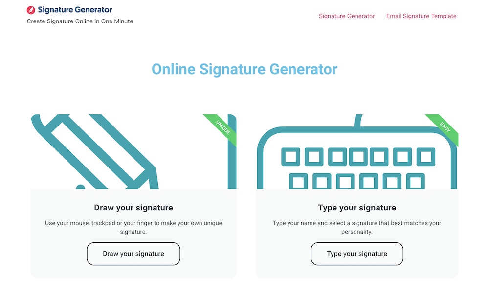 Signature Generator