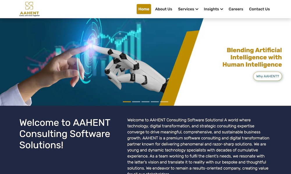 AAHENT Consulting Software Solutions