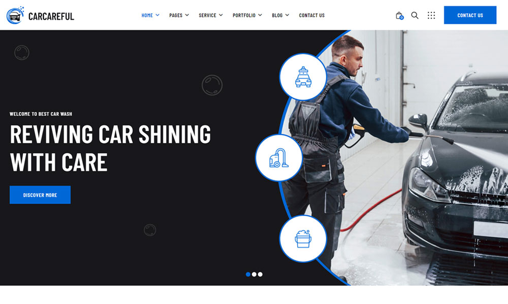 Carcareful - Car Wash WordPress
