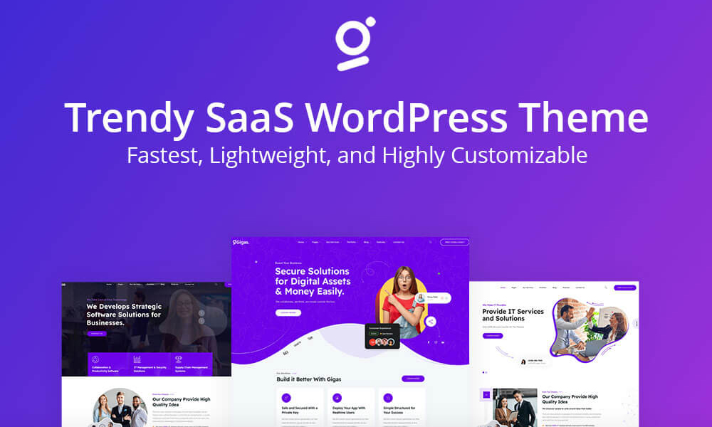 Gigas - The Ultimate SaaS WordPress Theme!
