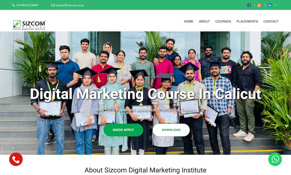 Sizcom digital Marketing institute