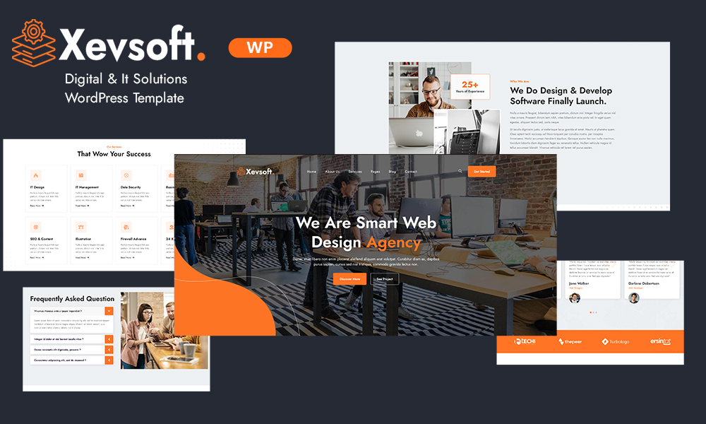 Xevsoft - Digital & It Solutions WordPress Theme