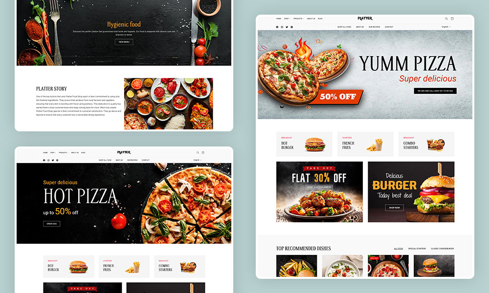 Platter - Fast Food Restaurant Shopify Theme