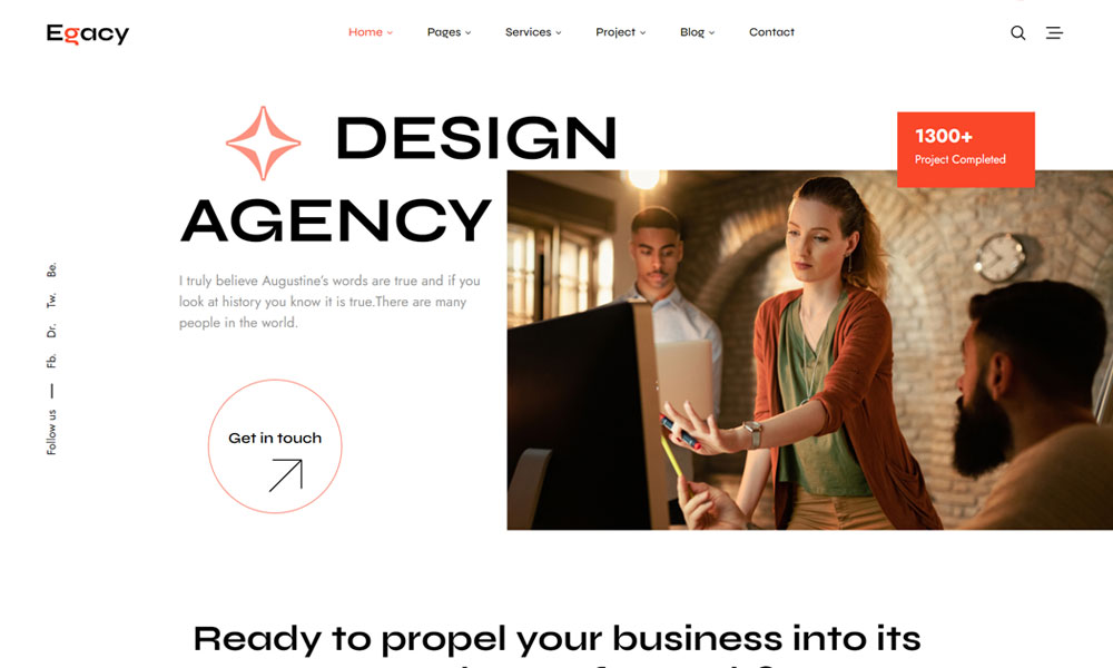 Egacy Agency Portfolio HTML5 Template