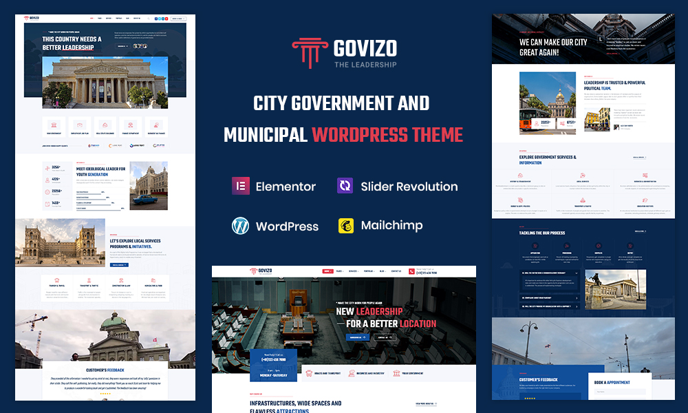 Govizo - Municipal and Government WordPress Theme