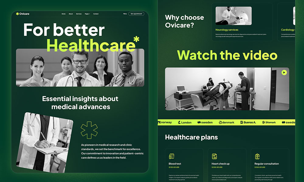 Ovicare - Medical Webflow Template