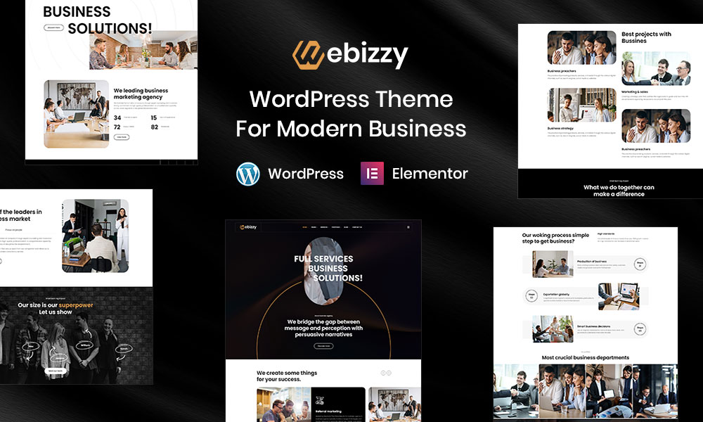 Webizzy - Advance Business Agency WordPress Theme