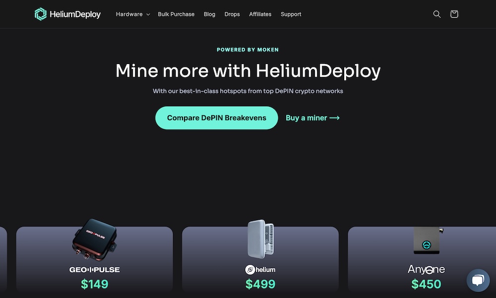 Helium Deploy Helium Deploy