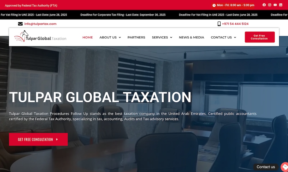 Tulpar global taxation